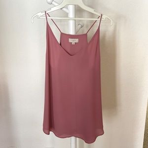 Loft drape tank top